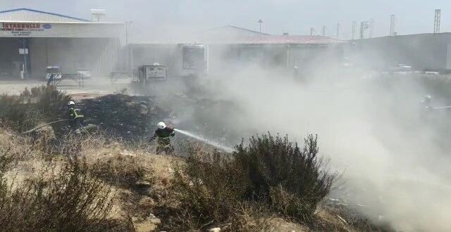 Hatay’da sanayide çıkan yangın kontrol altına alındı