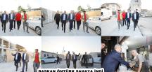 BAŞKAN ÖNTÜRK SAHAYA İNDİ