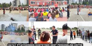 HATAY İFTAİYESİNDEN KONTEYNER KENT PERSONELİNE EĞİTİM