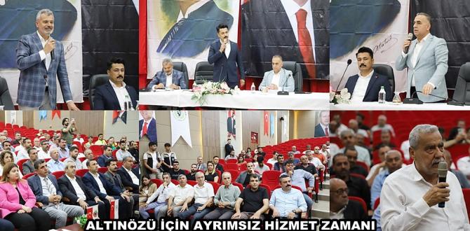 ALTINÖZÜ İÇİN AYRIMSIZ HİZMET ZAMANI