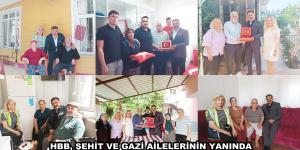 HBB, ŞEHİT VE GAZİ AİLELERİNİN YANINDA