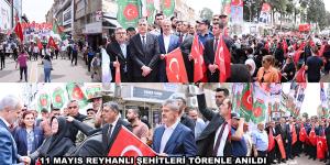 11 MAYIS REYHANLI ŞEHİTLERİ TÖRENLE ANILDI