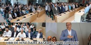 HBB’DE YENİ DAİRE BAŞKANLARI BELLİ OLDU